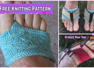 Knit Flippant Thong Socks Free Knitting Pattern to Protect Your Toes This Summer Knit Flippant Thong Socks Free Knitting Pattern to Protect Your Toes This Summer