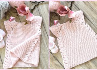 Knit Lil’ Rosebud Seamless Top Down Dress Knitting Pattern Knit Lil’ Rosebud Seamless Top Down Dress Knitting Pattern