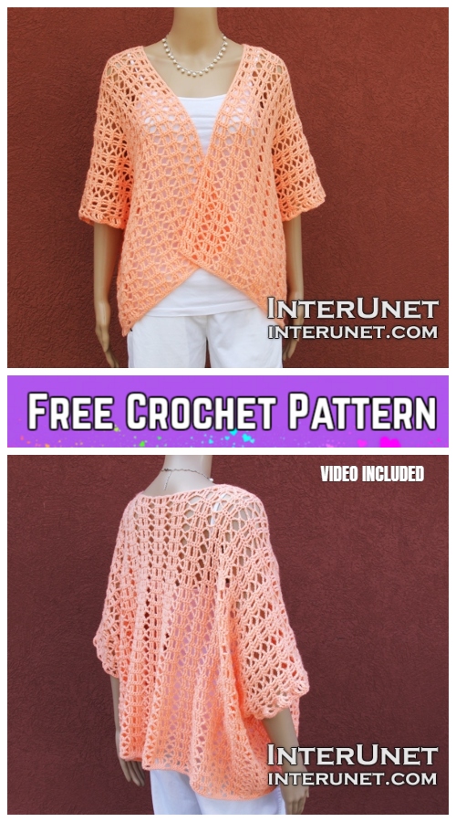 Crochet Summer Shrug Cardigan Free Crochet Patterns for Ladies
