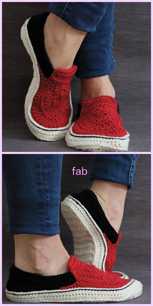 vans crochet pattern