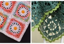 6 Daisy Flower Blanket Free Crochet Patterns + Video Crochet Daisy Flower Blanket Free Crochet Patterns + Video