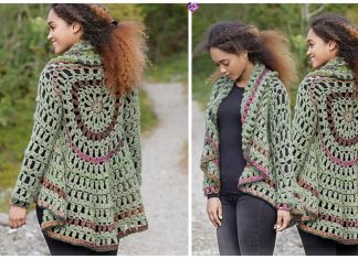Crochet Forest Cycle Jacket Free Crochet Pattern Crochet Forest Cycle Jacket Free Crochet Pattern