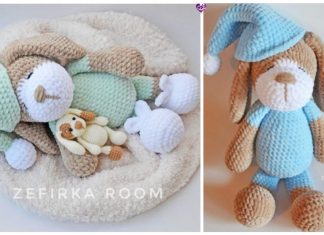 Crochet Sleeping Dog Toy Plush Amigurumi Free Pattern Crochet Sleeping Dog Toy Plush Amigurumi Free Pattern