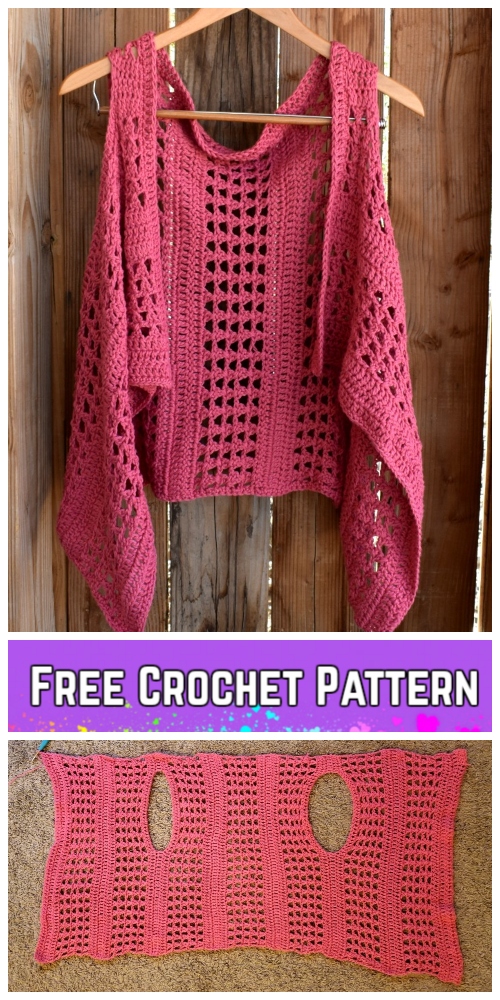 Crochet XOXO Summer Vest Free Crochet Pattern