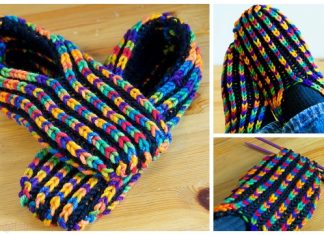 Knit Brioche Stitch Uberib Slippers Free Knitting Pattern Knit Brioche Stitch Uberib Slippers Free Knitting Pattern
