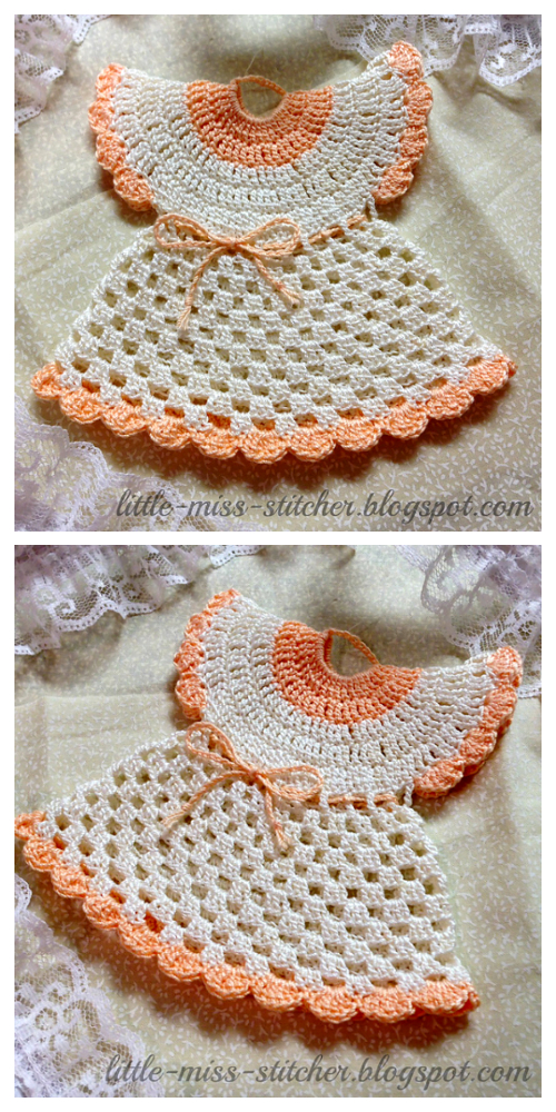 Vintage Dress Potholder Crochet Free Patterns