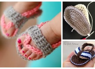 Baby Strap Flip-Flops Free Crochet Patterns & Paid + Video Baby Strap Flip-Flops Free Crochet Patterns & Paid + Video