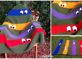 Crochet Teenage Mutant Ninja Turtle Blanket Free Crochet Pattern Crochet Teenage Mutant Ninja Turtle Blanket Free Crochet Pattern