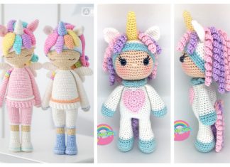Crochet Unicorn Girl Doll Amigurumi Free Patterns & Paid Crochet Unicorn Girl Doll Amigurumi Free Patterns & Paid