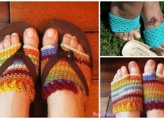 Flip Flop Socks Crochet Pattern Free & Paid Flip Flop Socks Crochet Pattern Free & Paid