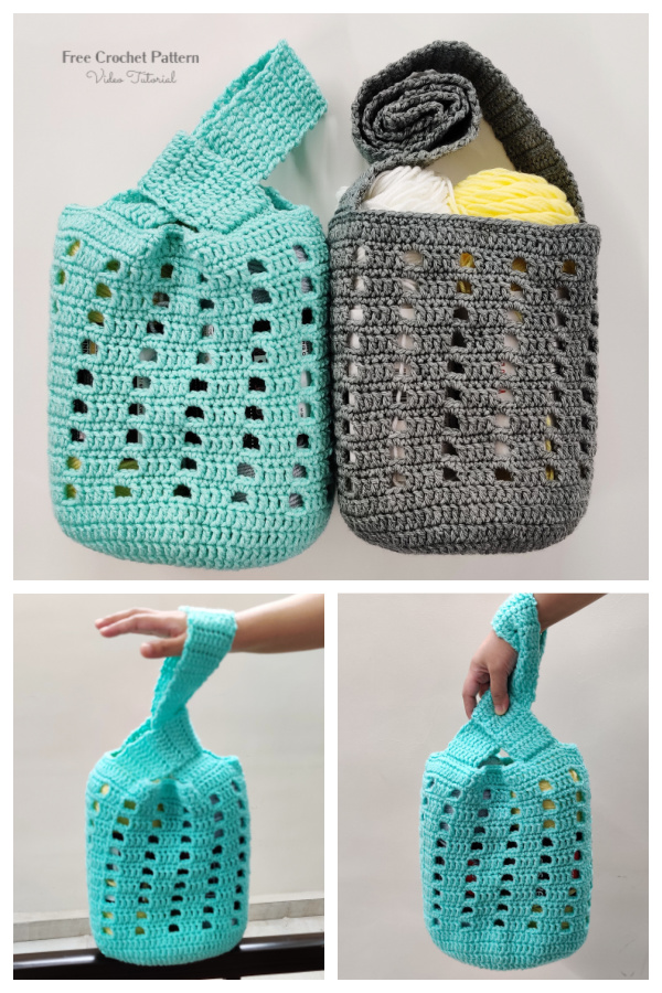 Japanese Knot Bag Free Crochet Video Tutorial