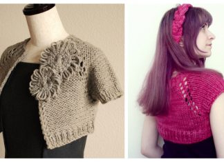 Knit Anthropologie-Inspired Capelet Free Knitting Pattern Knit Anthropologie-Inspired Capelet Free Knitting Pattern for Ladies