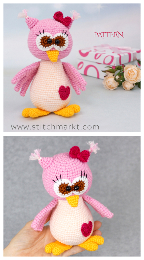 Valentine Owl Crochet Patterns