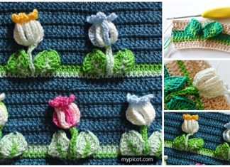 3D Crochet Full Tulip Stitch Free Crochet Pattern 3D Crochet Full Tulip Stitch Free Crochet Pattern