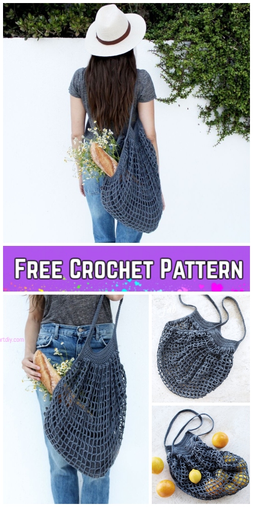 Crochet French Market Bag Free Crochet Pattern