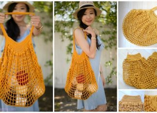 Crochet French Market Bag Free Crochet Pattern – Video Crochet French Market Bag Free Crochet Pattern