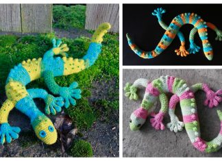 Crochet Gecko Amigurumi Free Pattern Crochet Toy Gecko Lizard Amigurumi Free Pattern