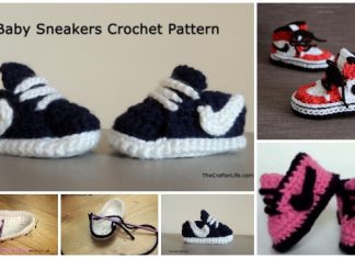 Nike Style Baby Sneaker Booties Crochet Patterns Crochet Nike Style Baby Sneaker Booties Free Crochet Pattern - Video