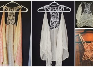 Crochet Pineapple Racer Back Scarf Vest Free Crochet Pattern for Ladies Crochet Pineapple Racer Back Scarf Vest Free Crochet Pattern for Ladies