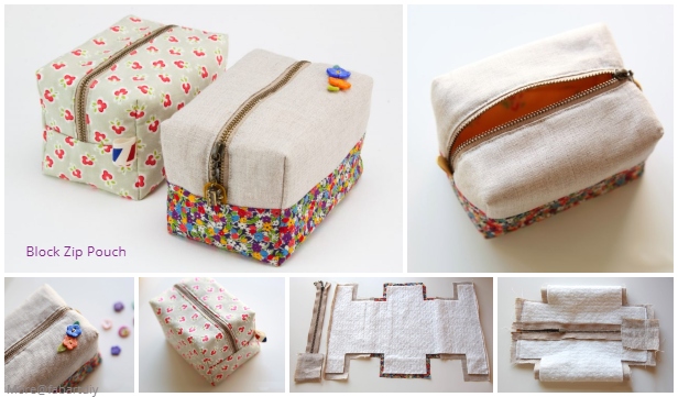 How to Sew a Zipper Bag: 10 FREE Patterns & Tutorials - MHS Blog