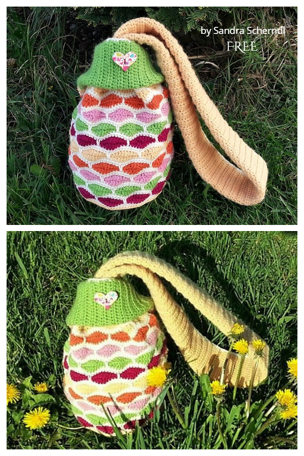 Japanese Knot Bag Free Crochet Pattern