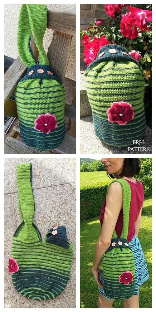 Japanese Knot Bag Free Crochet Pattern