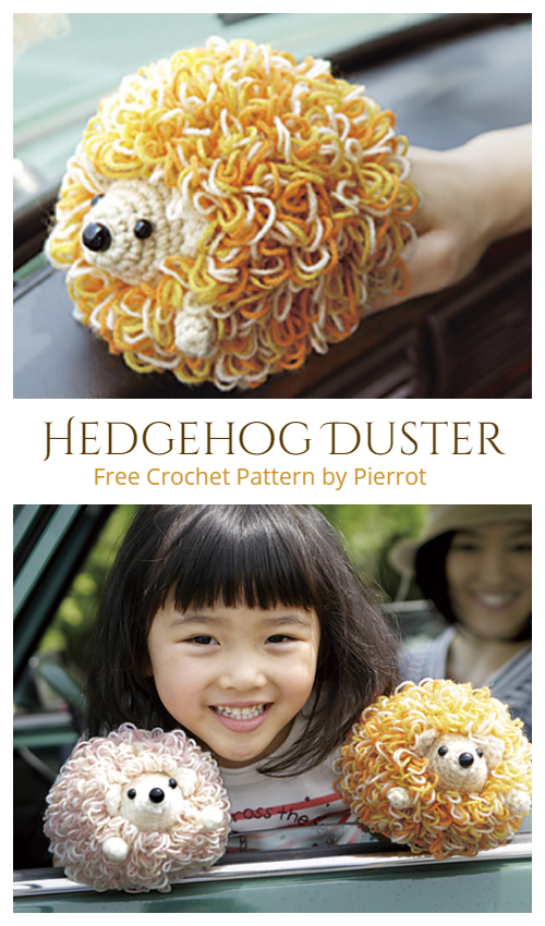 Crochet Hedgehog Duster Free Crochet Pattern