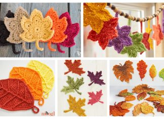 10 Fall Leaves Free Crochet Patterns & Paid Fall Leaves Free Crochet Patterns & Paid