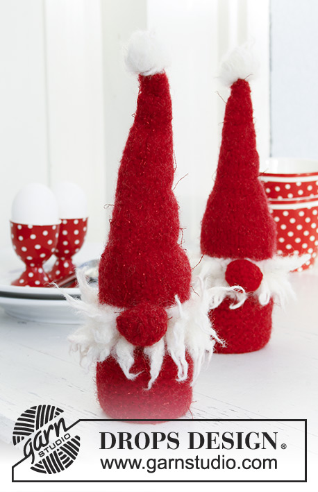 Knit Santa Gnome Egg Sitter Free Knitting Patterns