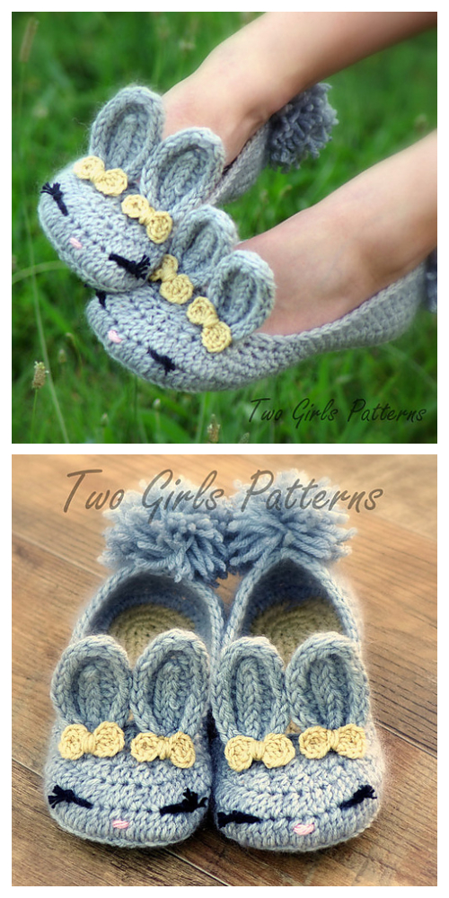 bunny booties crochet pattern