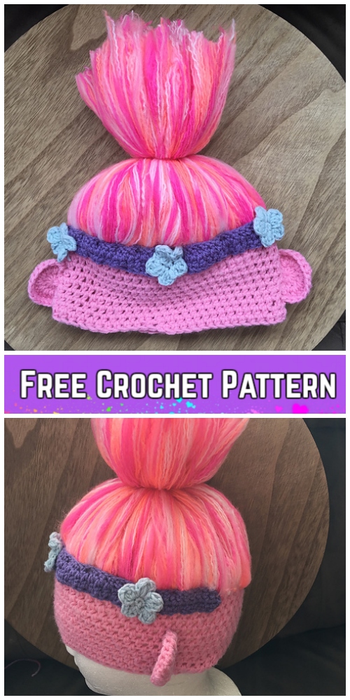 Crochet Trolls Hat Free Crochet Pattern