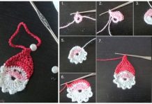 Crochet Little Santa Applique Free Crochet Pattern Crochet Little Santa Applique Free Crochet Pattern