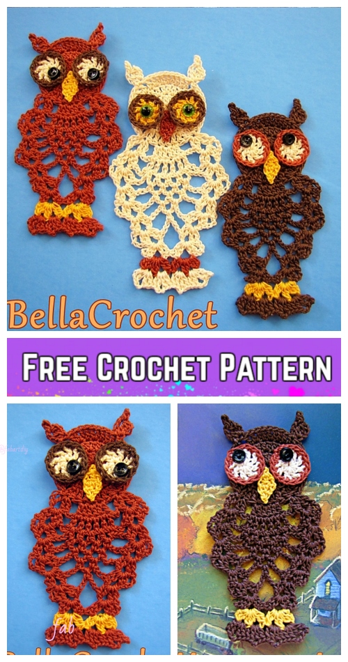 Crochet Pineapple Owl Free Crochet Pattern by Elizabeth Ann White