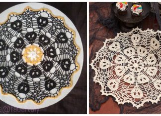 Halloween Skull Doily Free Crochet Patterns Crochet Skull Doily Free Crochet Patterns