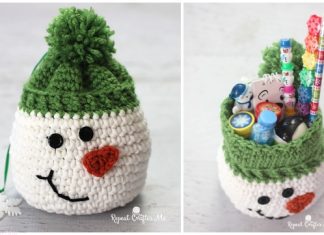 Crochet Snowman Gift Sack Free Crochet Pattern Crochet Snowman Gift Sack Free Crochet Pattern