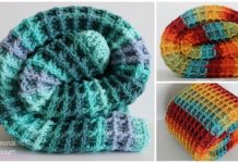 Waffle Stitch Blanket Free Crochet Patterns + Video Crochet Waffle Stitch Blanket Free Crochet Patterns - Video tutorial