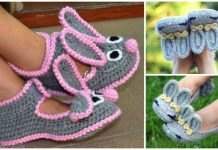 6 Women Bunny Slippers Free Crochet Patterns & Paid Crochet Women Bunny Slippers Free Crochet Pattern & Paid