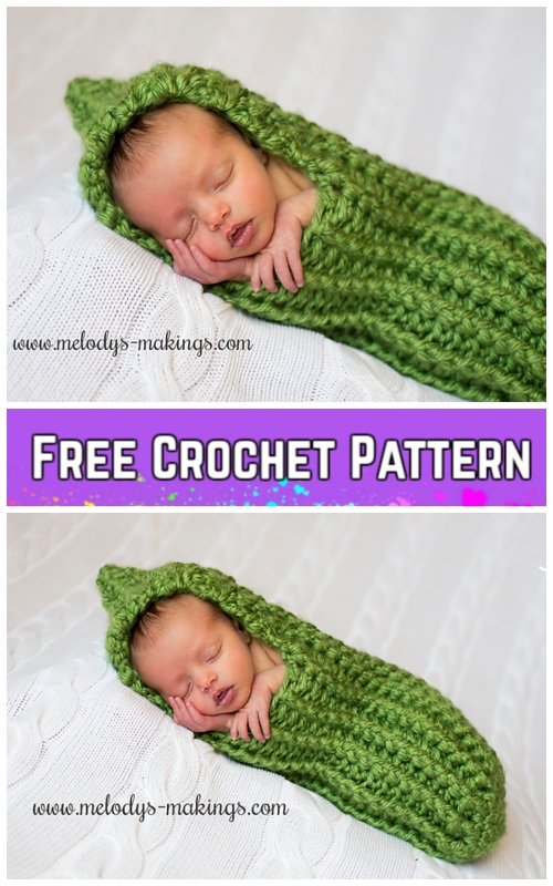 Easy Baby Garden Cocoon Free Knitting & Crochet Patterns