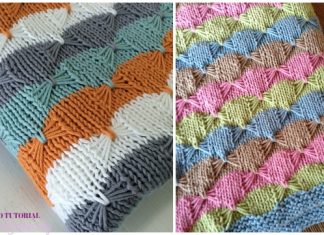 Knit Butterfly Stitch Blanket Free Knitting Pattern Knit Butterfly Stitch Blanket Free Knitting Pattern -Video Tutorial