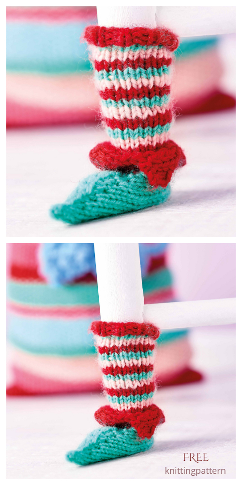 Knit Elf Chair Socks Free Knitting Patterns
