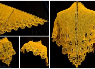 Knit Ginkgo Shoulderette Shawl Free Knitting Pattern Knit Ginkgo Shoulderette Shawl Free Knitting Pattern