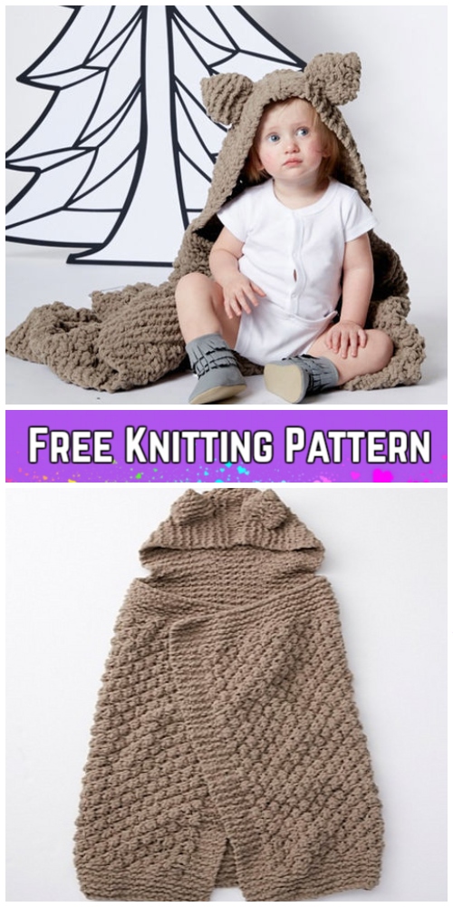 Knit Squirreled Away Baby Blanket Free Knitting Pattern