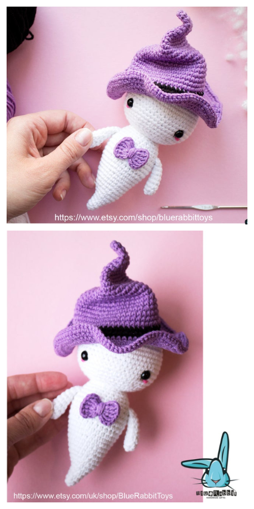 Amigurumi Witchy Ghost  Crochet Patterns