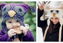 Winter Woolly Owl Hat Free Crochet Patterns and Paid Woolly Owl Hat Free Crochet Patterns