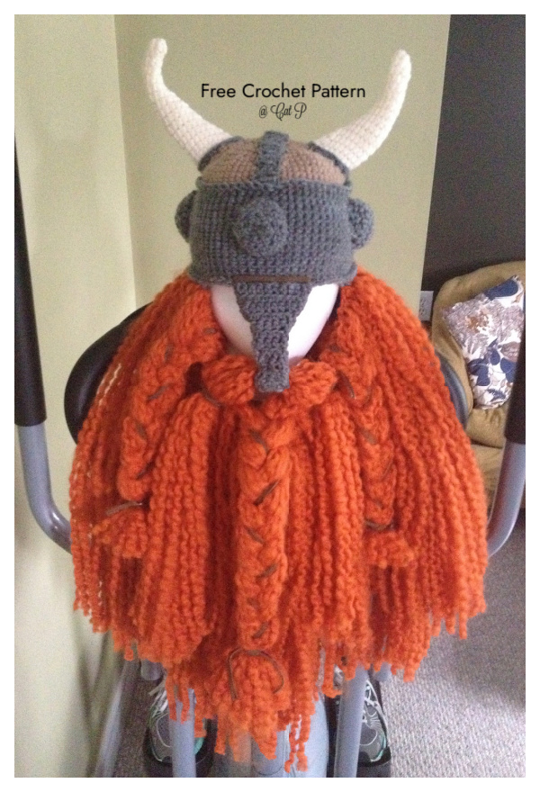 Epic Viking Beard Free Crochet Pattern