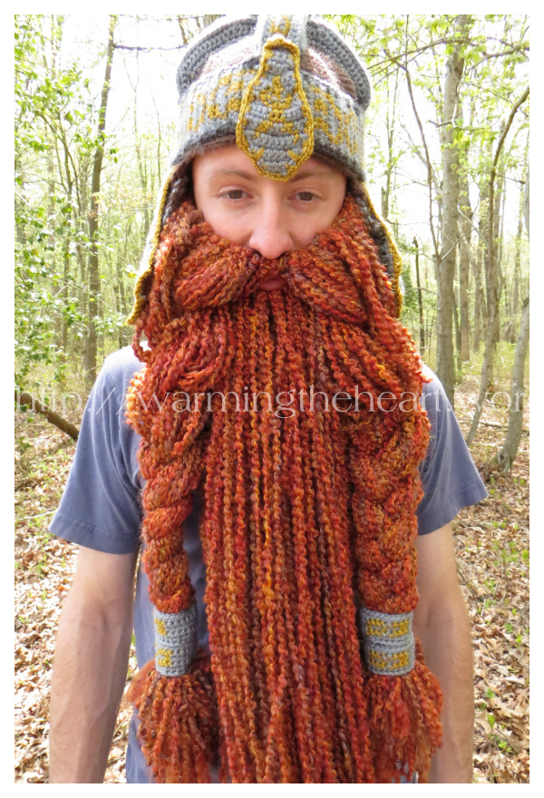 Gimli Inspired Beard Crochet Pattern