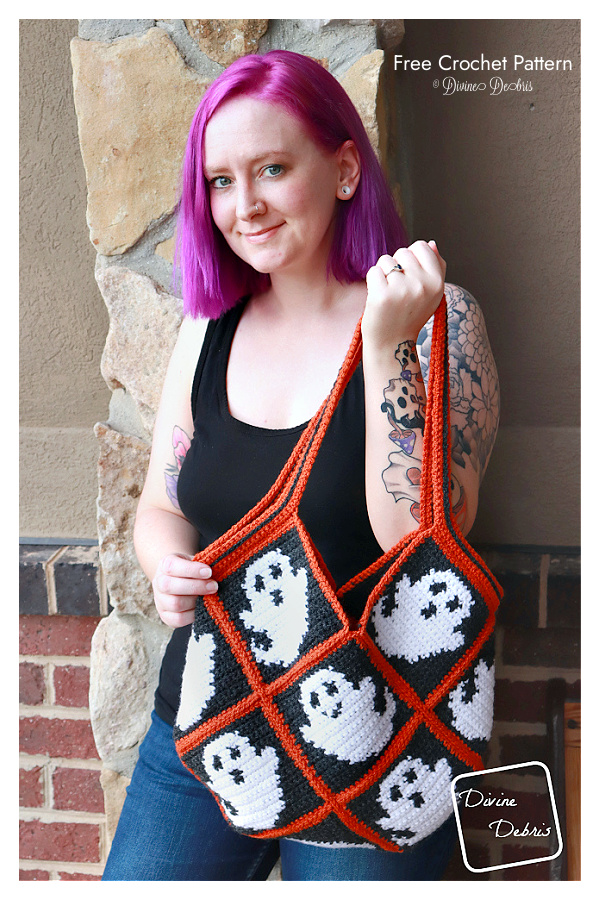 Glenda Ghost Bag Free Crochet Pattern