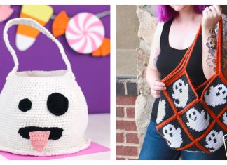 Halloween Ghost Bag Free Crochet Patterns & Paid Halloween Ghost Bag Free Crochet Patterns