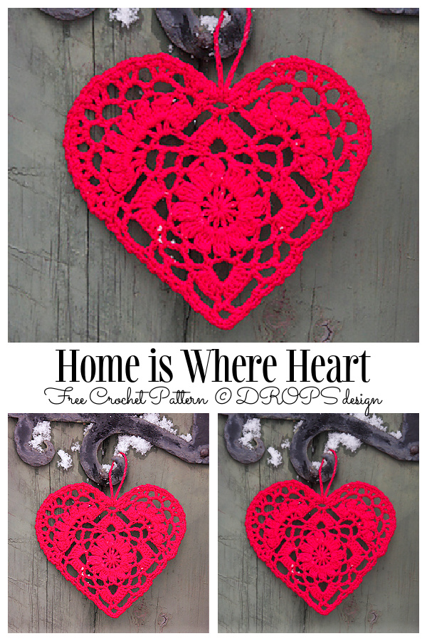 Home is Where Heart Free Crochet Patterns