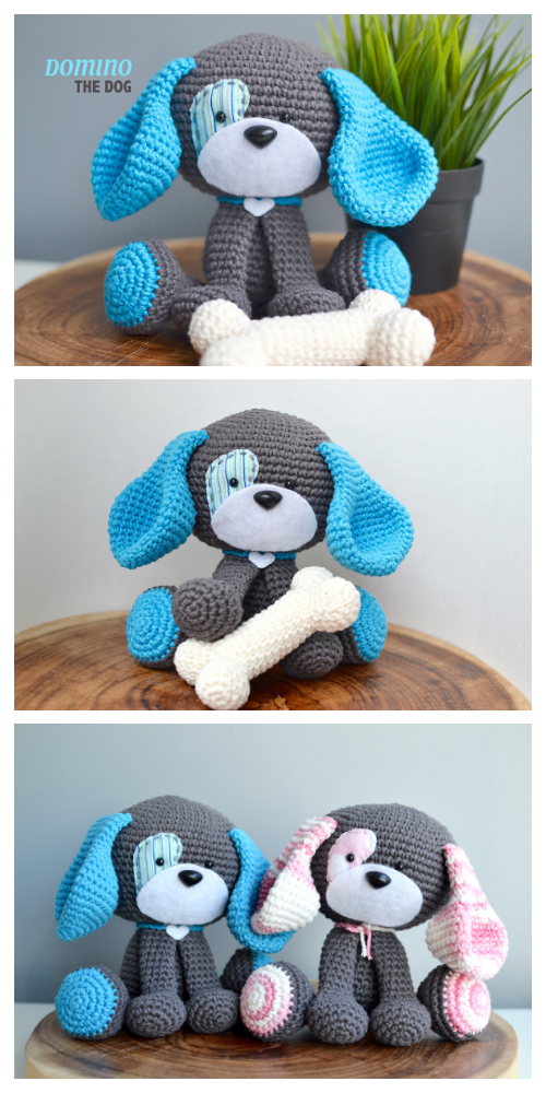 Amigurumi Domino The Dog Toy Crochet Pattern